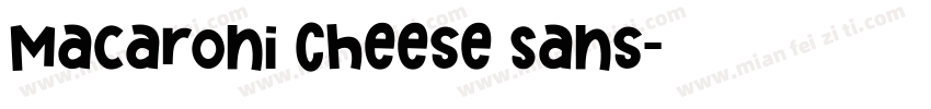 Macaroni Cheese Sans字体转换